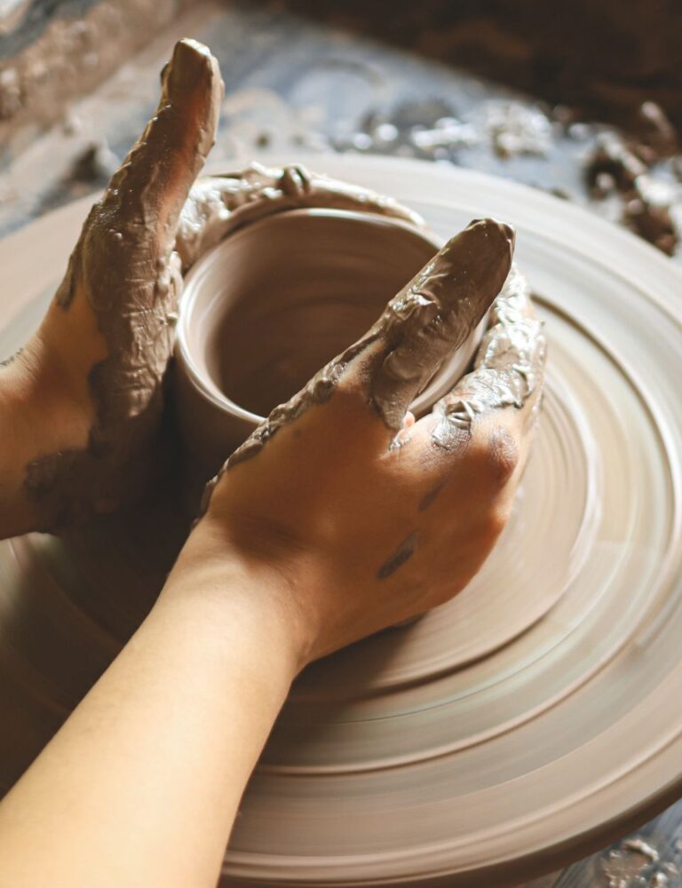 find your purpose in life - woman working with pottery
